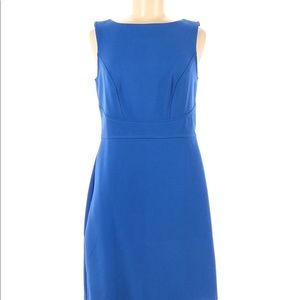 Loft blue scuba sheath dress size 10